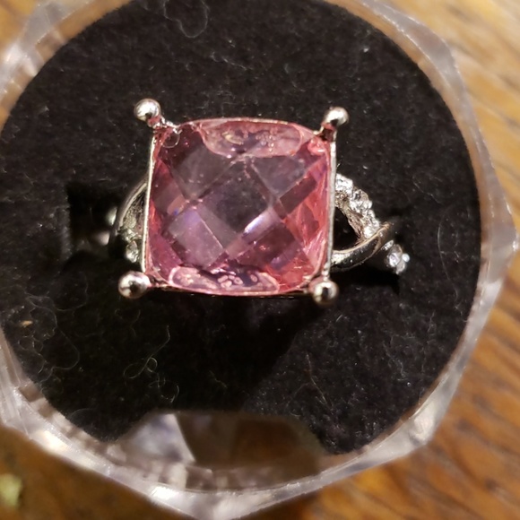 Jewelry - Sterling Silver Lab Created pink Sapphire Ring